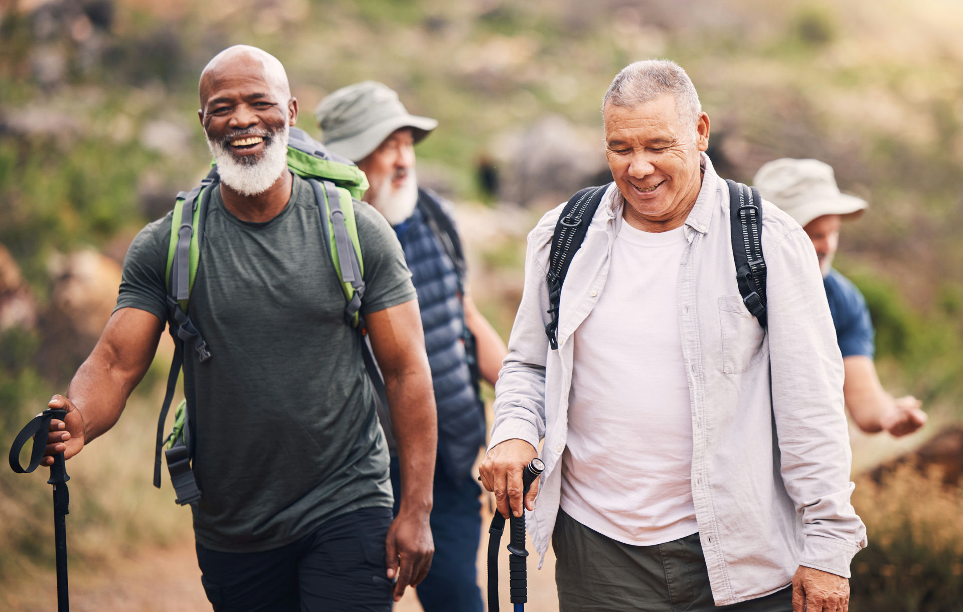Group of individuals enjoying outdoor therapy covered by Aetna